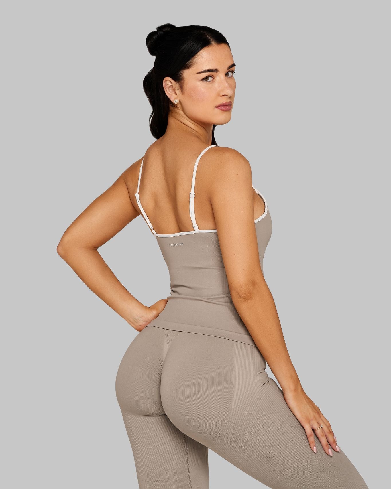 Outline Sweetheart Tanktop | Latte