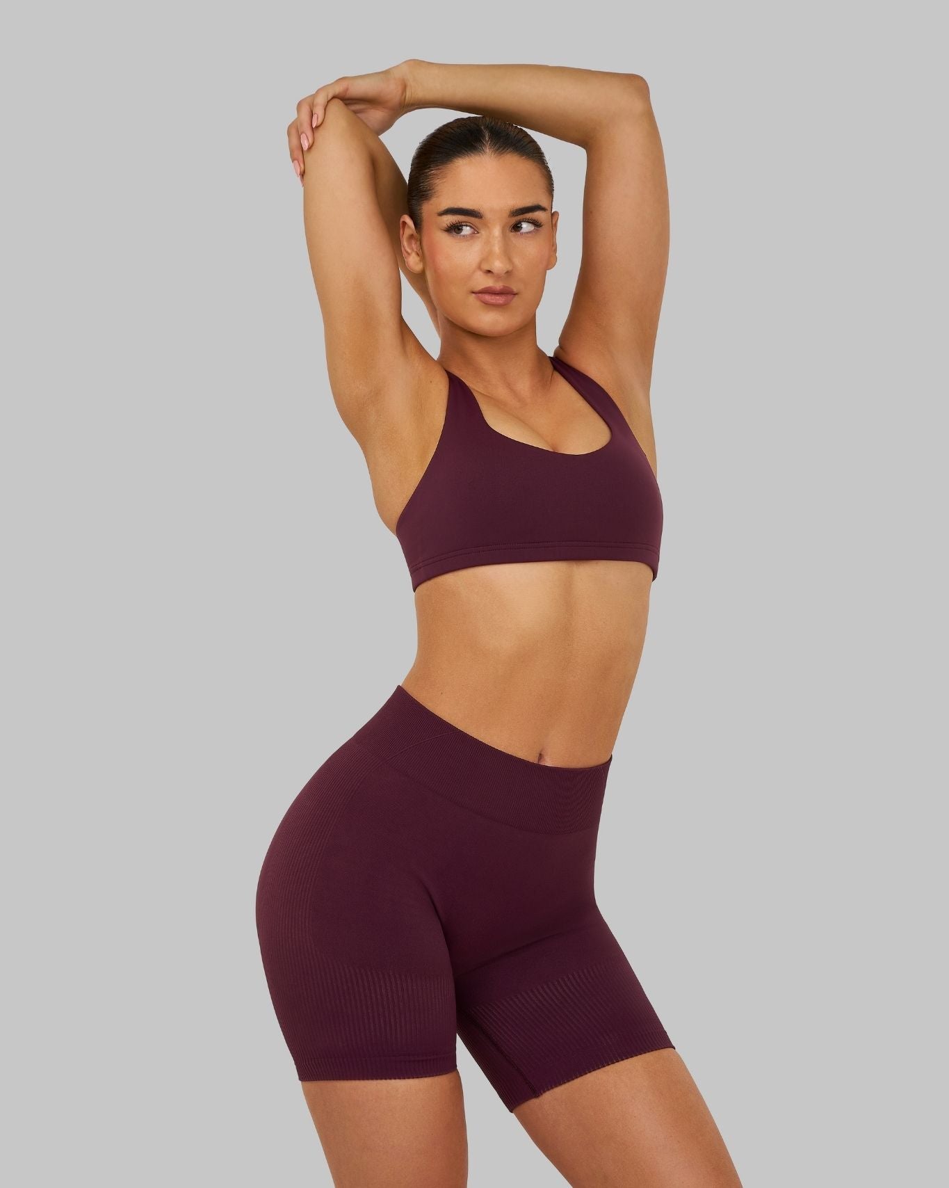 Elevate Medium Impact Bra | Winter Plum
