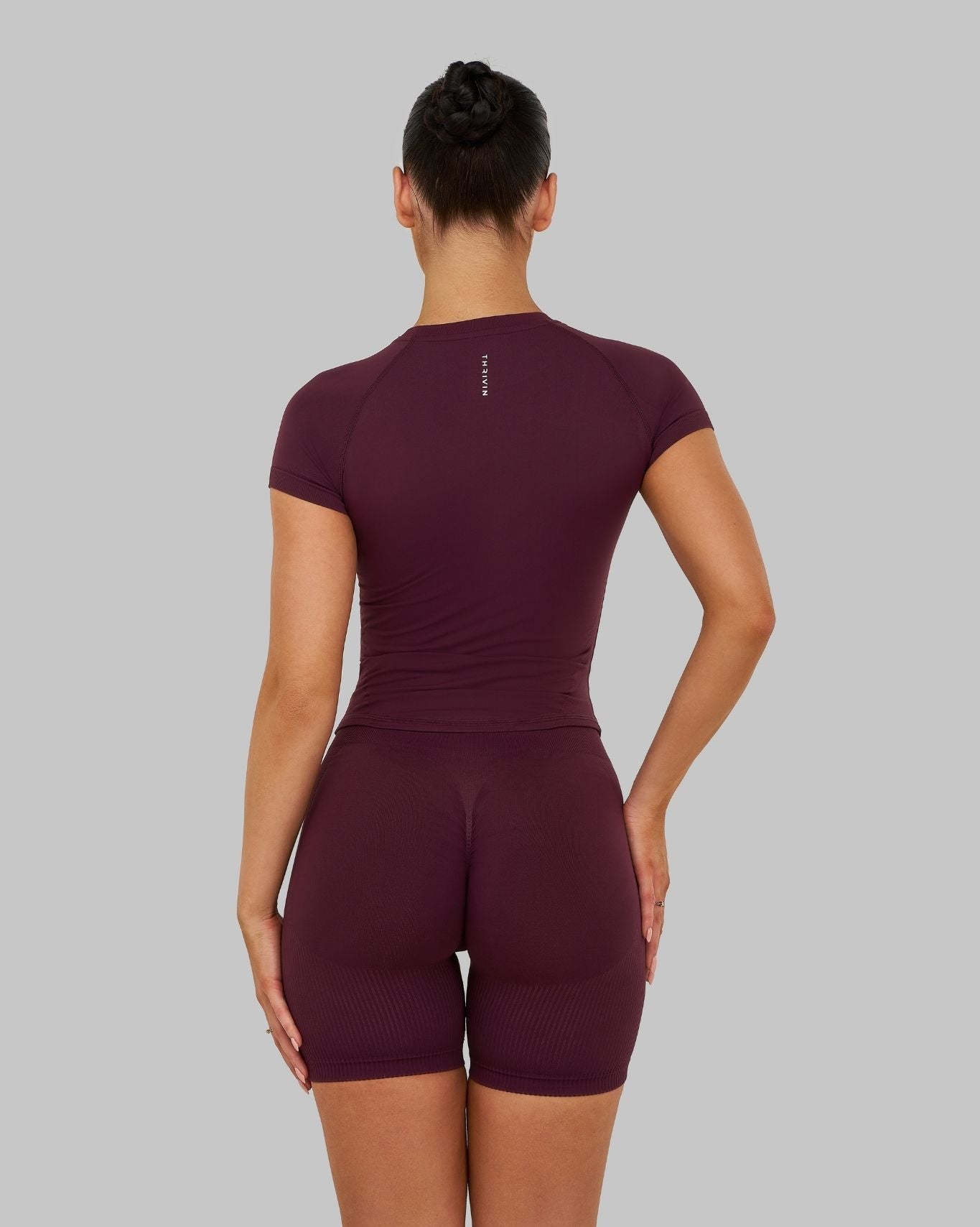 Elevate Compression T-shirt | Winter Plum