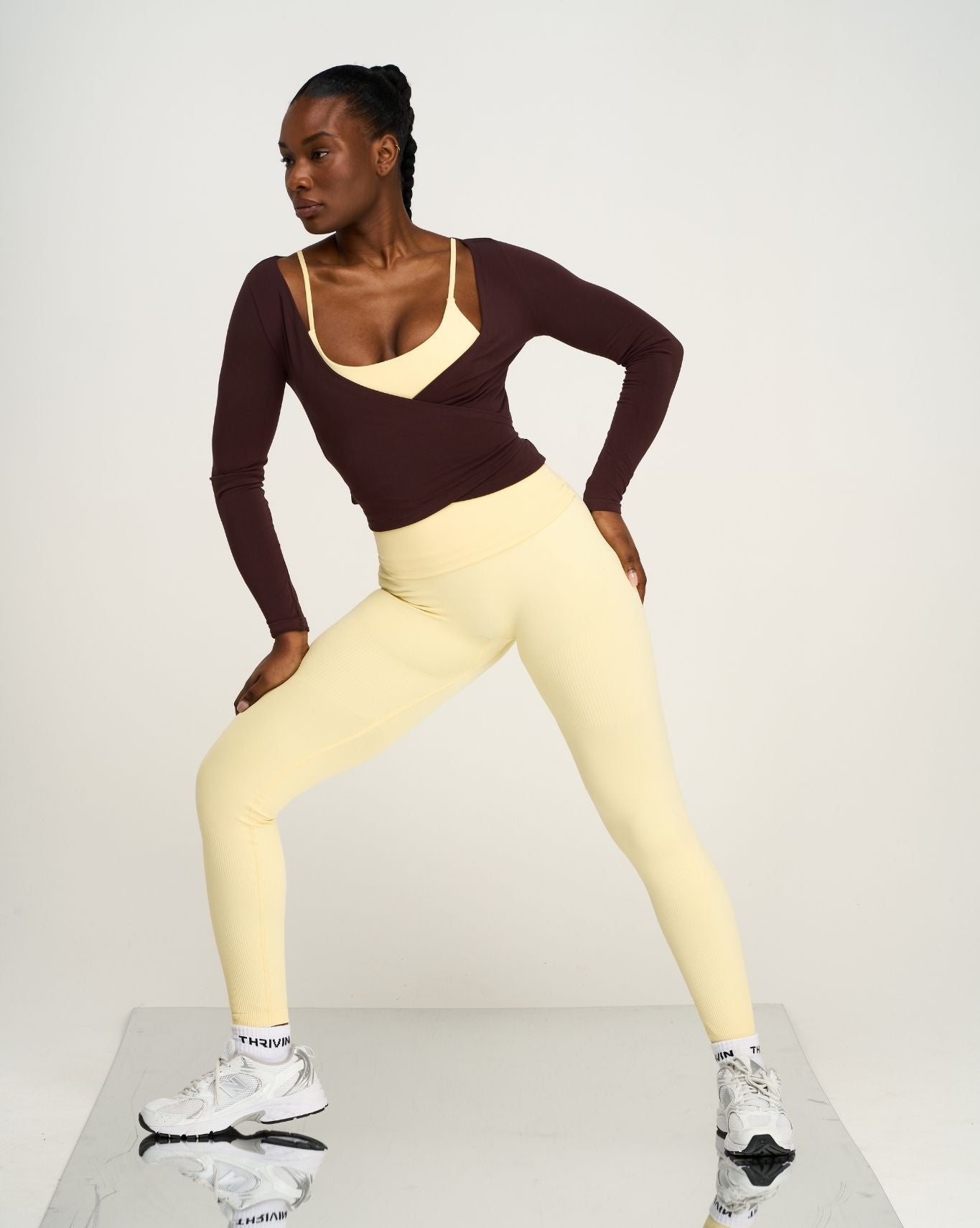 Elevate™ Sculpting Seamless Scoop Neck Cami | Golden Butter