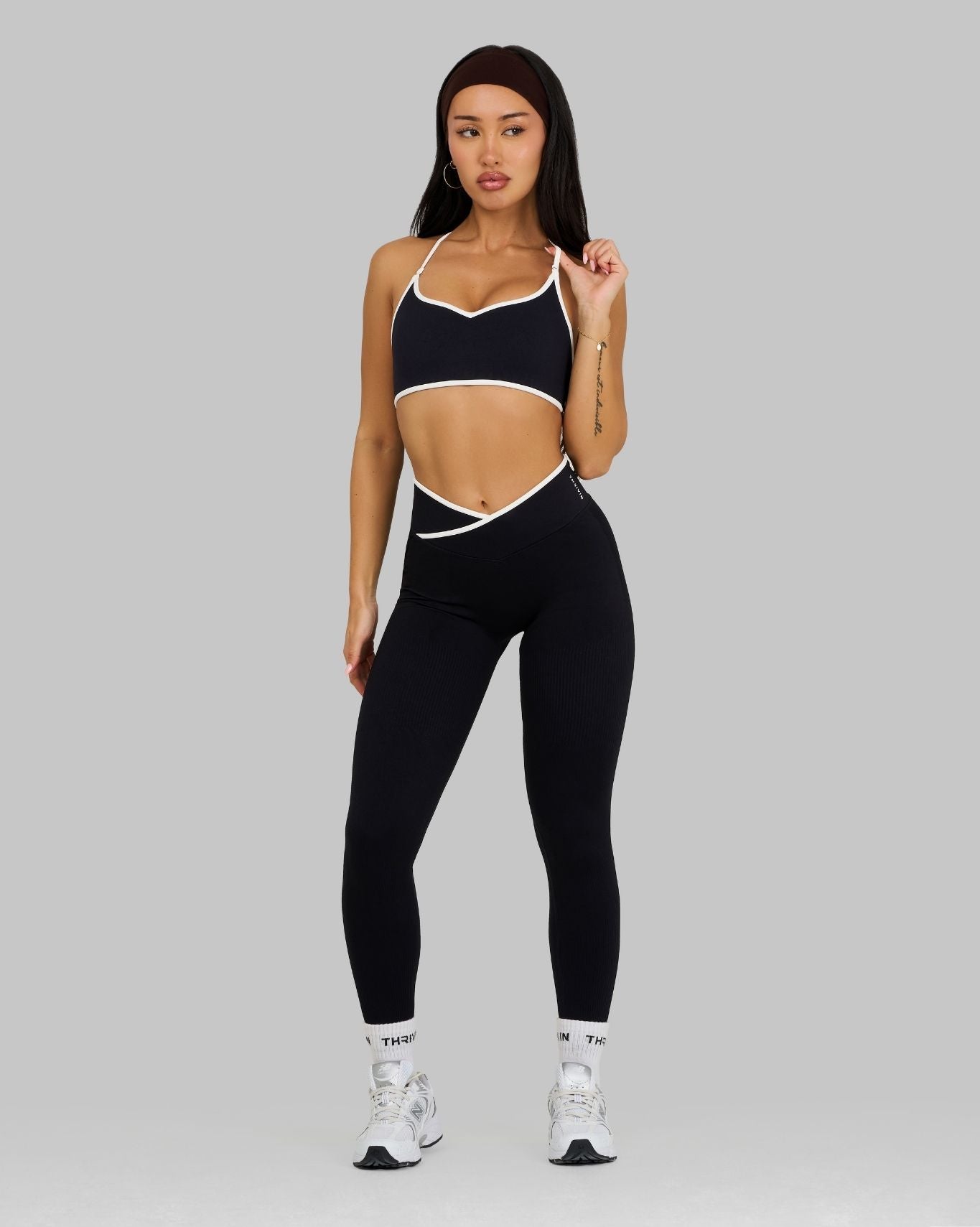 Outline Sweetheart Multiway Bra | Night Black