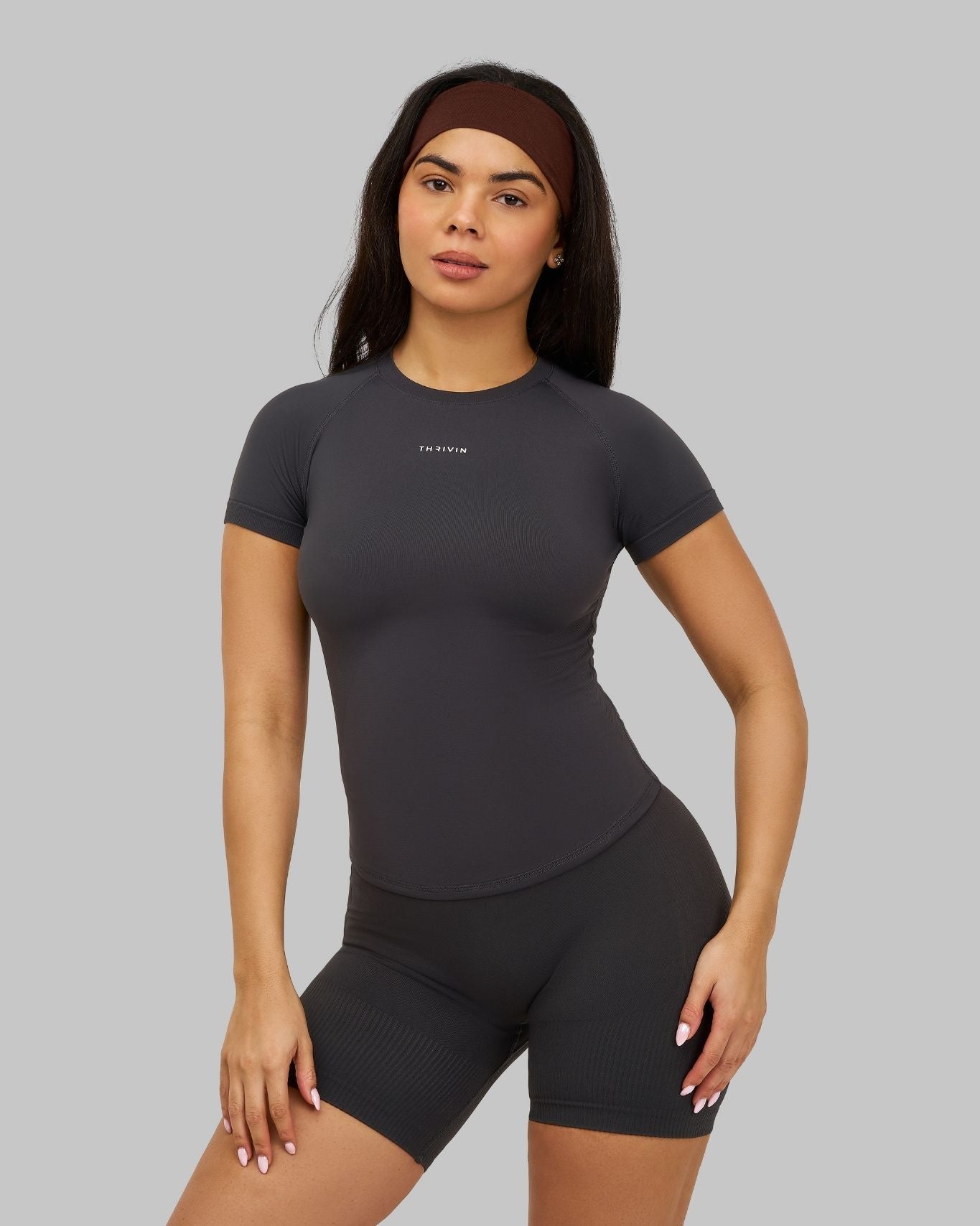 Elevate Compression T-shirt | Charcoal Grey