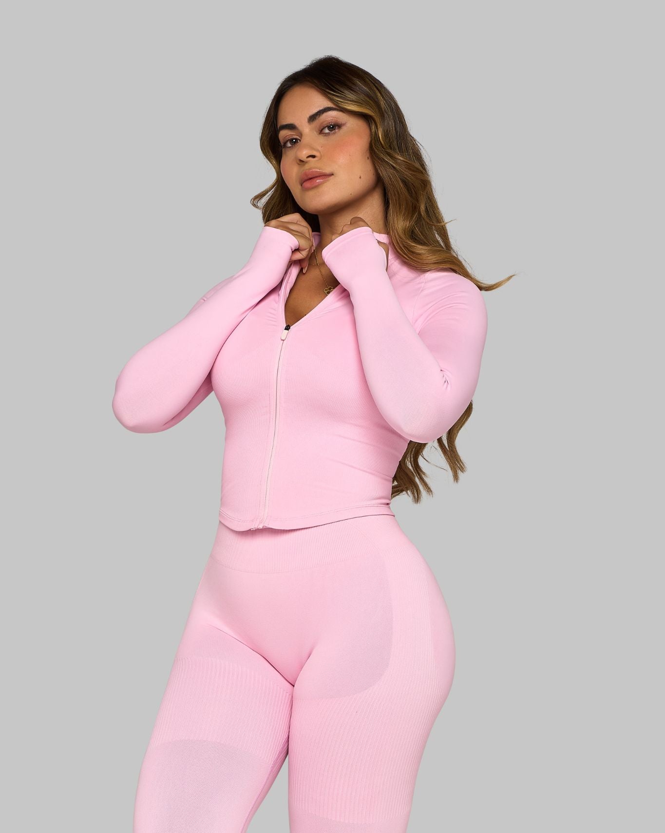 Chiara Sweetheart Sculpt Shapewear Jacket | Candy Pink